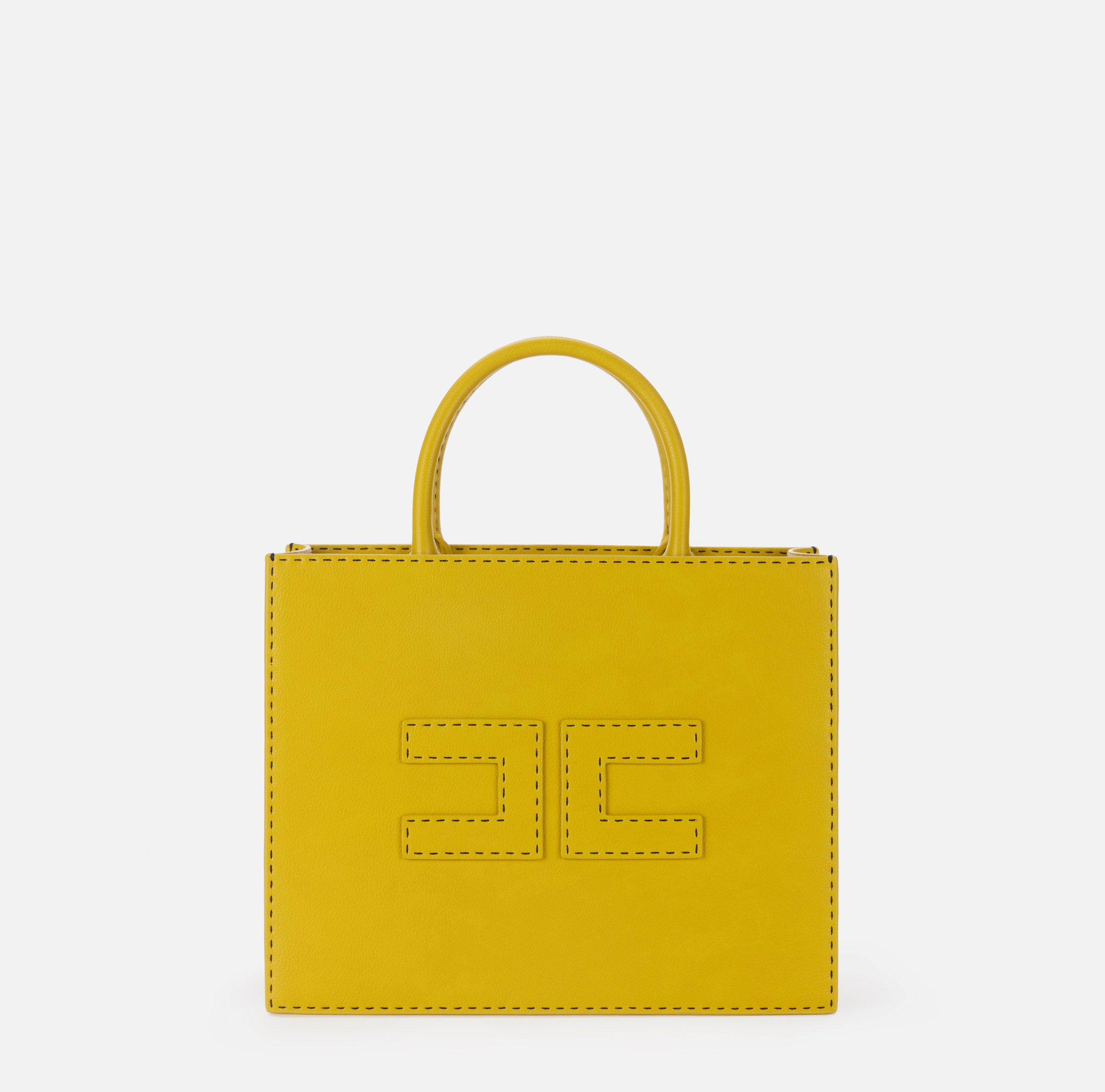 ELISABETTA FRANCHI Borsa Tote Media Impunture-Curry