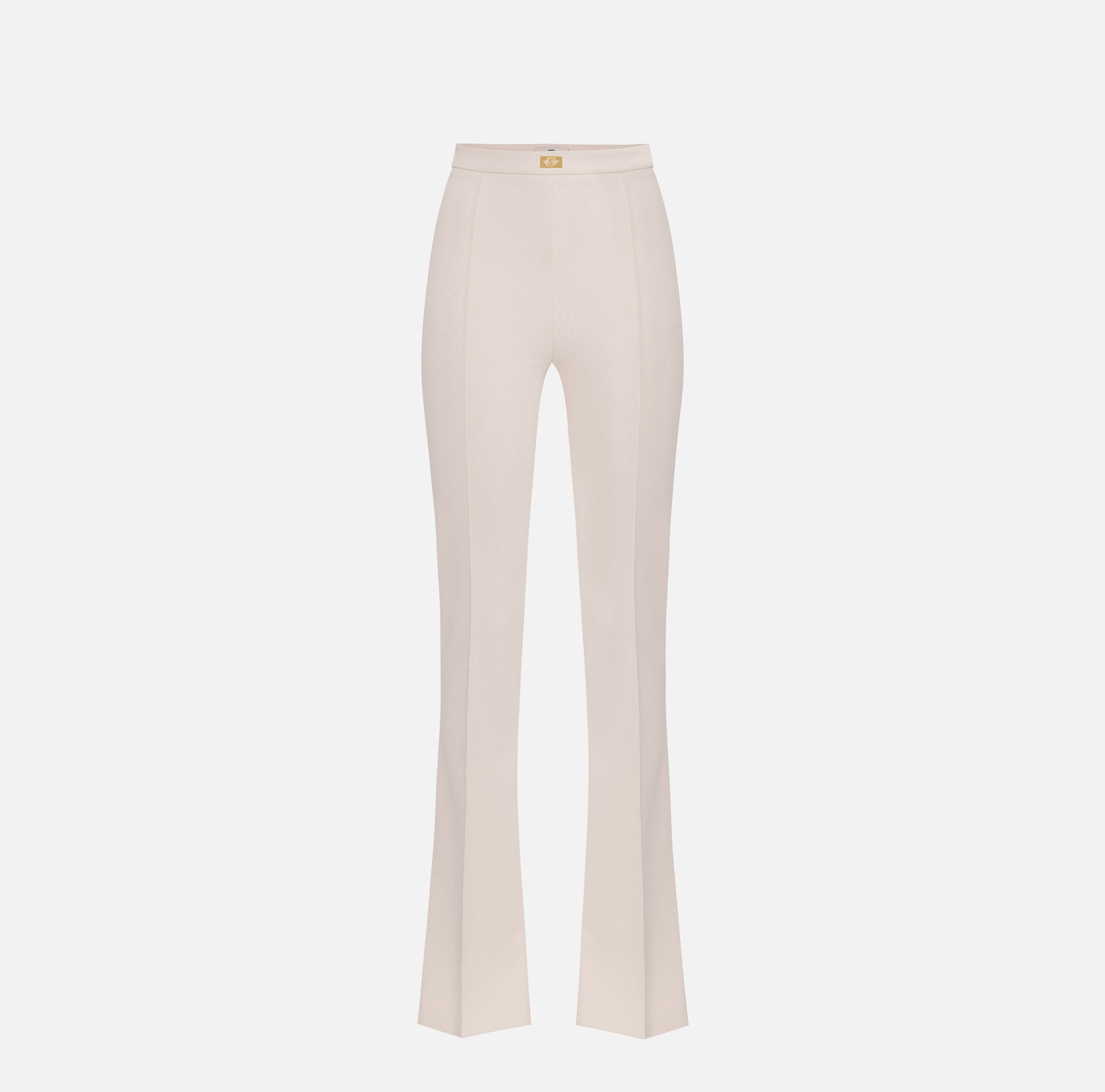 ELISABETTA FRANCHI Pantalone Zampa Crêpe-Burro