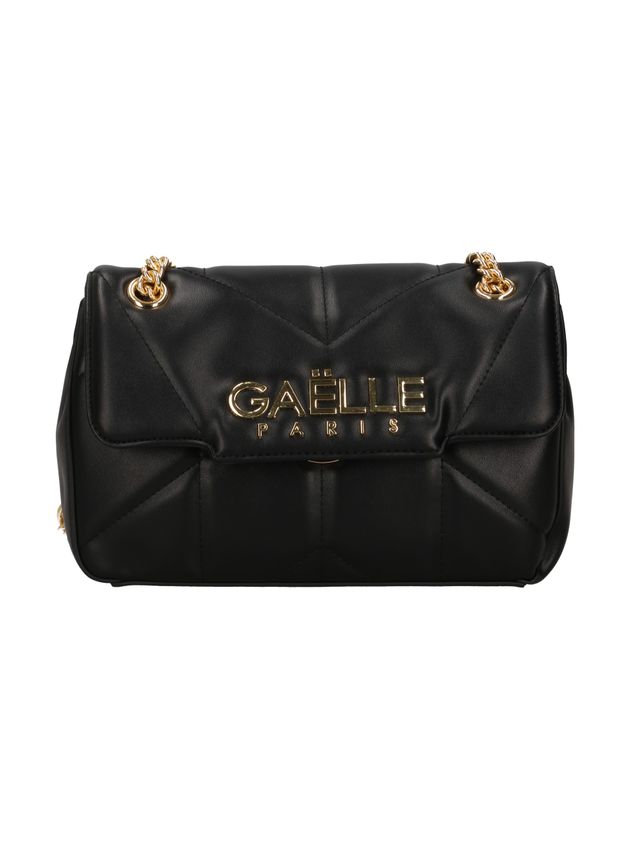 GAELLE PARIS Borsa Reg Shoulder Strap Matelassè-Nero