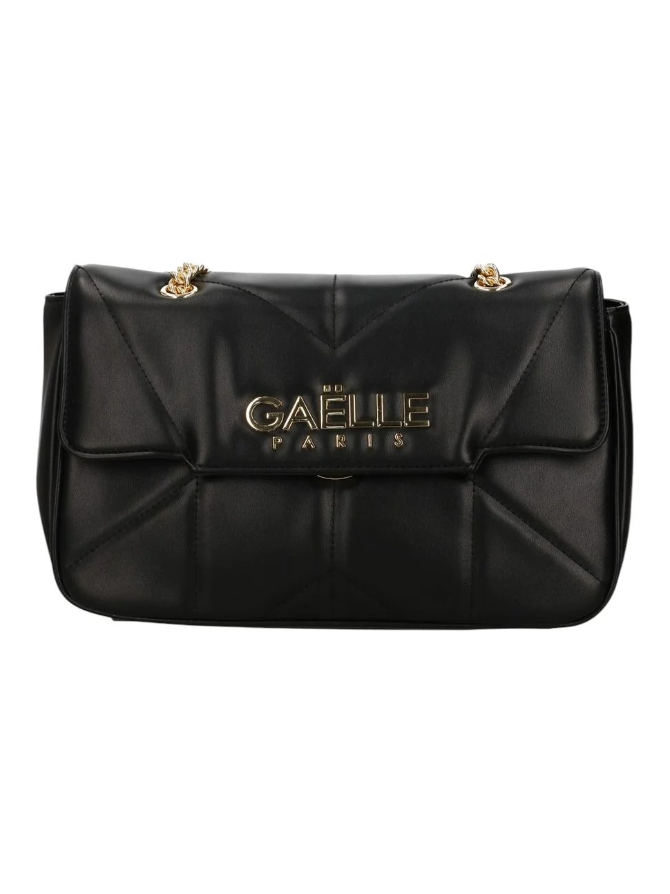 GAELLE PARIS Borsa Maxi Shoulder Strap Matelassè-Nero