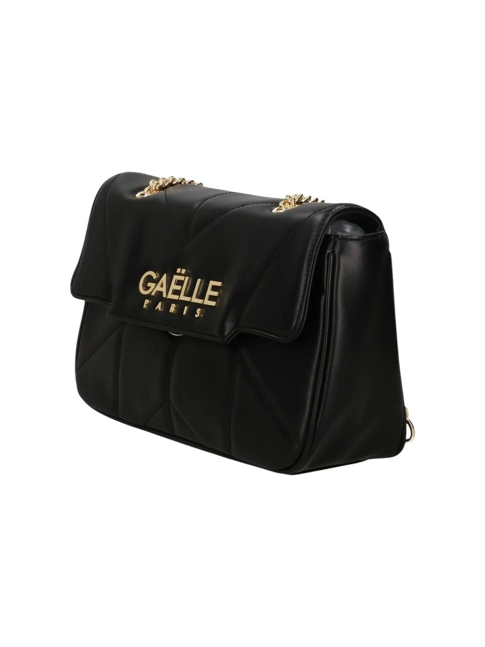 GAELLE PARIS Borsa Maxi Shoulder Strap Matelassè-Nero