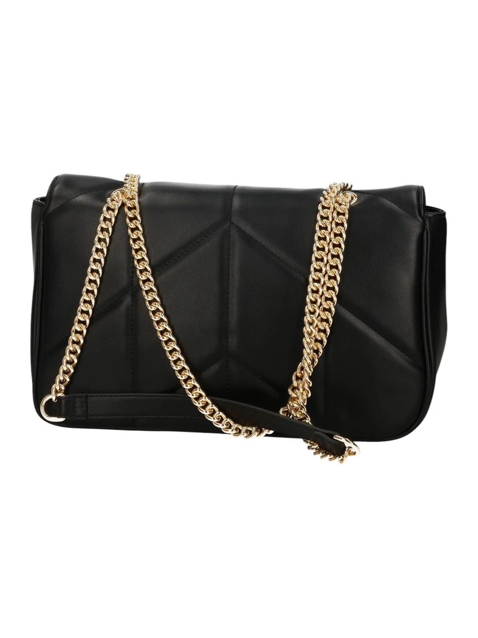 GAELLE PARIS Borsa Maxi Shoulder Strap Matelassè-Nero