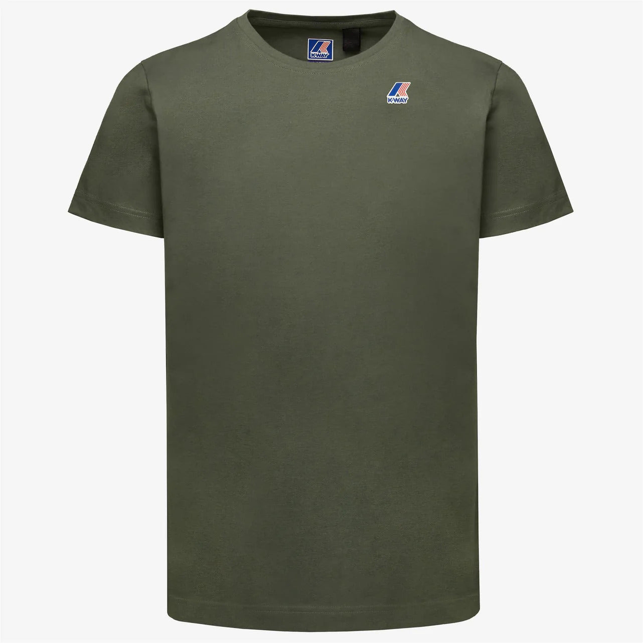 K-WAY T-Shirt Uomo Le Vrai Edouard-Green Blackish