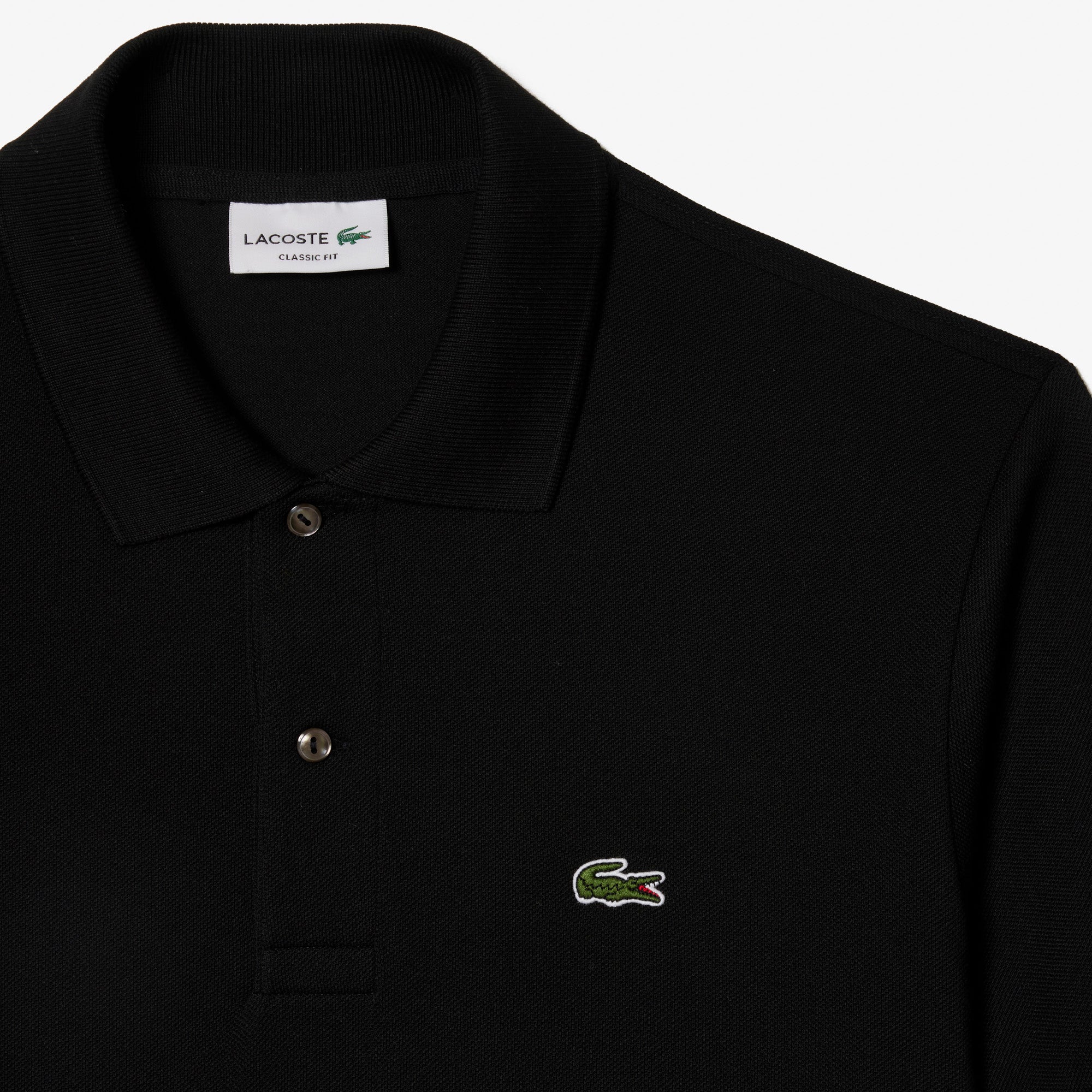 LACOSTE Polo Uomo L.12.12 Original-Nero