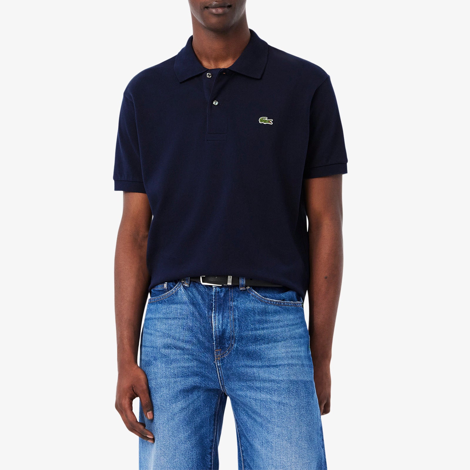 LACOSTE Polo Uomo L.12.12 Original-Blu Navy