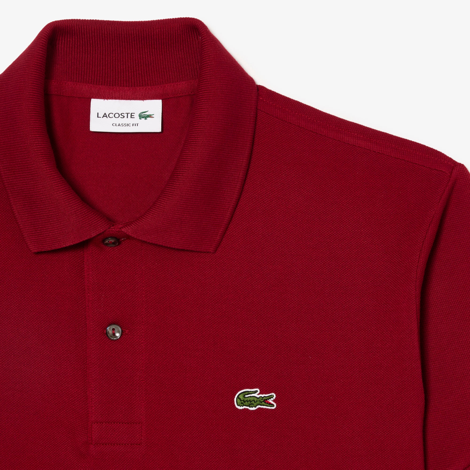 LACOSTE Polo Uomo L.12.12 Original-Bordeaux