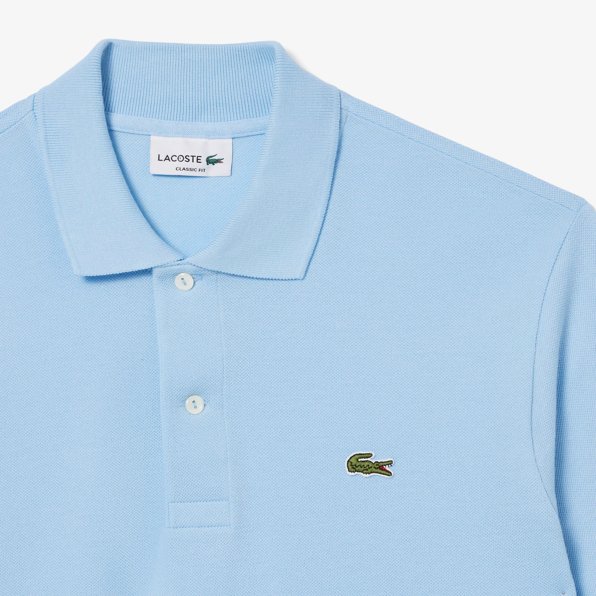 LACOSTE Polo Uomo L.12.12 Original-Blu Pastello