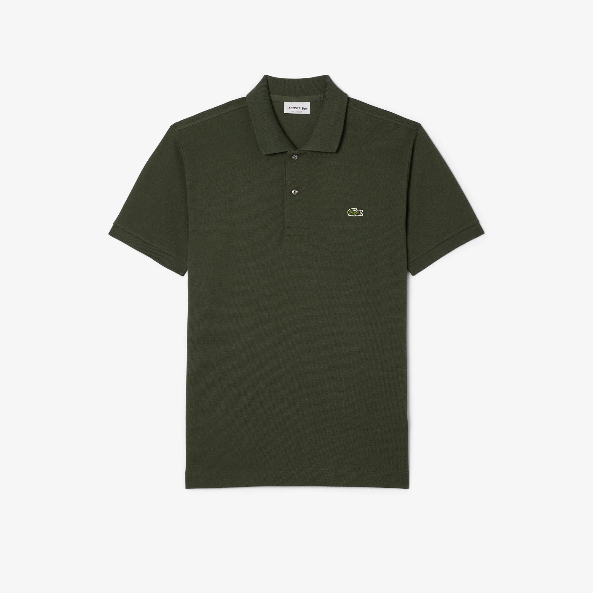 LACOSTE Polo Uomo L.12.12 Original-Verde Cachi