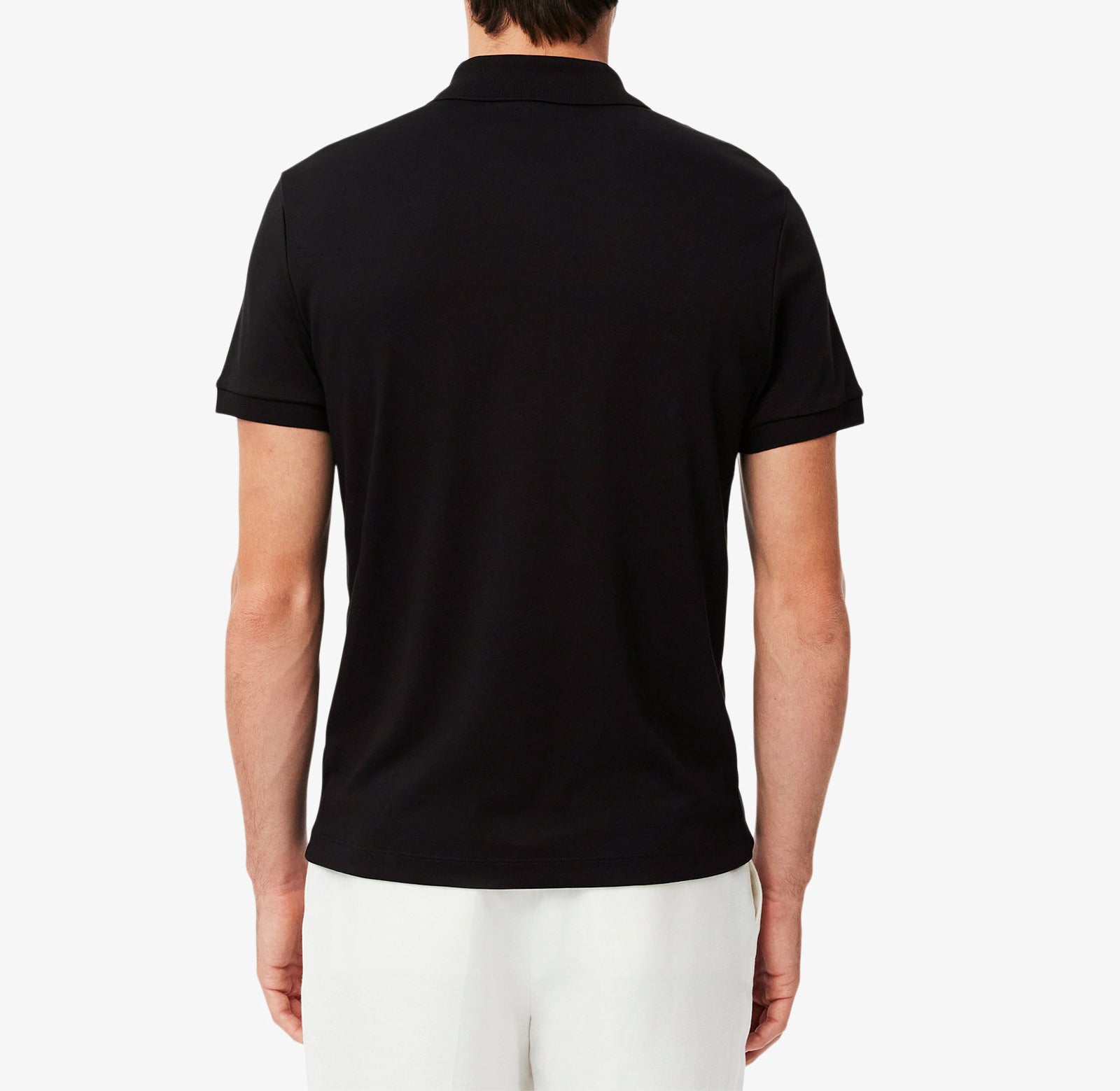 LACOSTE Polo Uomo Cotone Pima-Nero