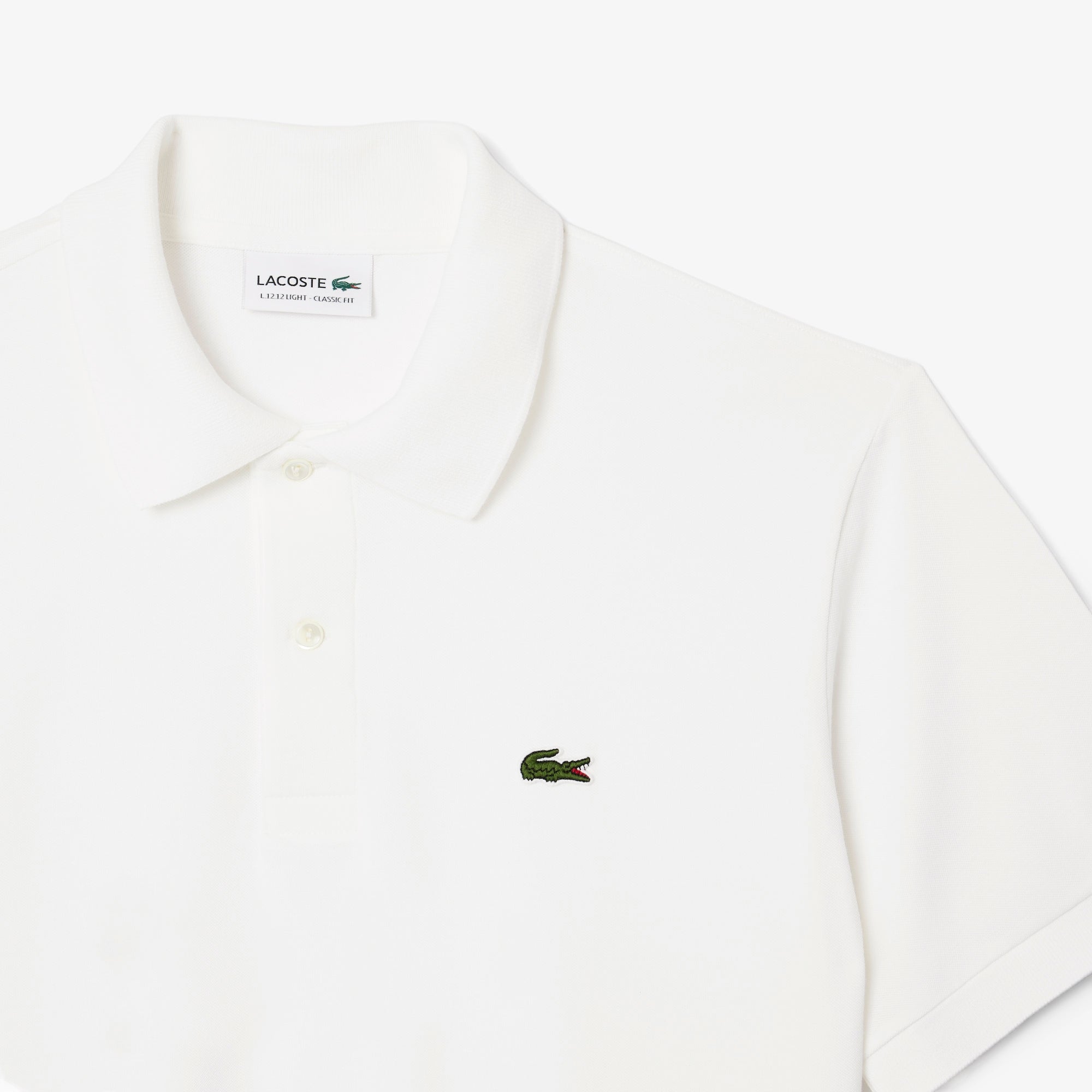 LACOSTE Polo Uomo L.12.12 Light-Bianco