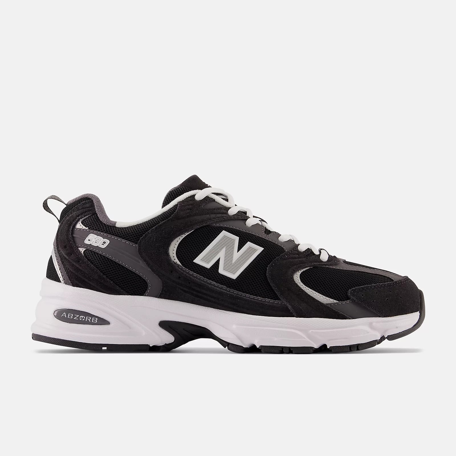 NEW BALANCE Sneaker Unisex 530-Black Magnet Silver Metallic