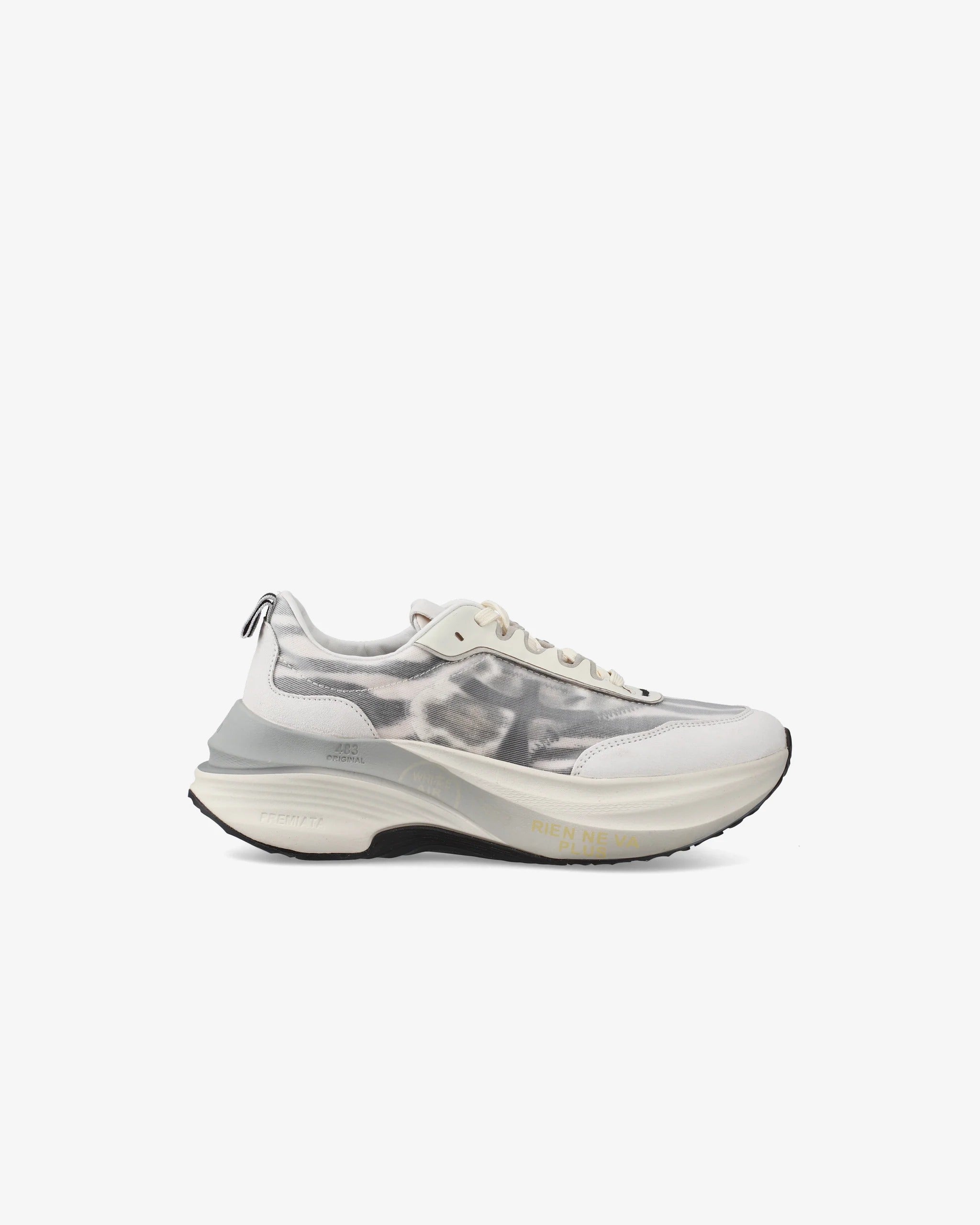 PREMIATA Sneaker Donna Hill 7507-Bianco Grigio