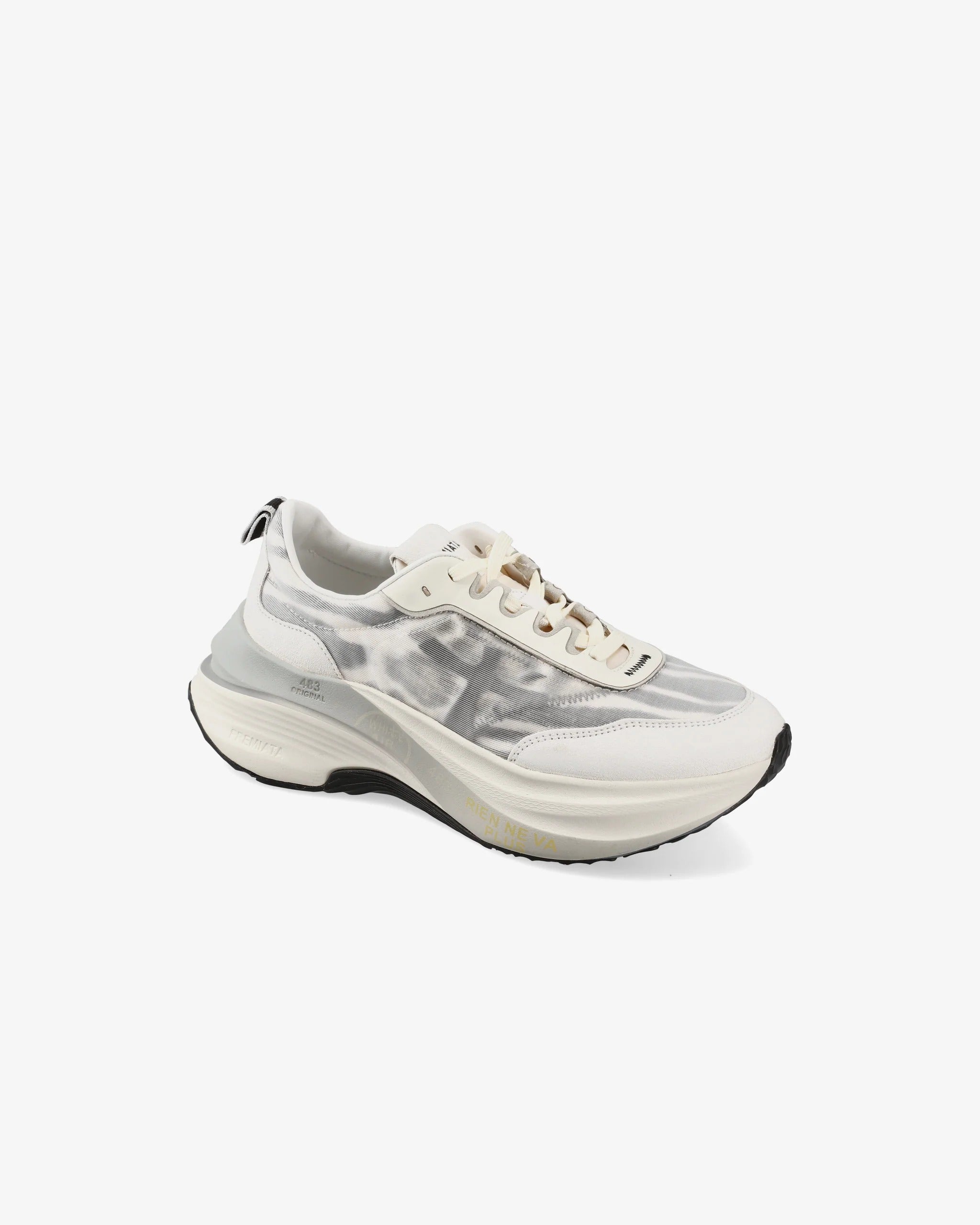 PREMIATA Sneaker Donna Hill 7507-Bianco Grigio