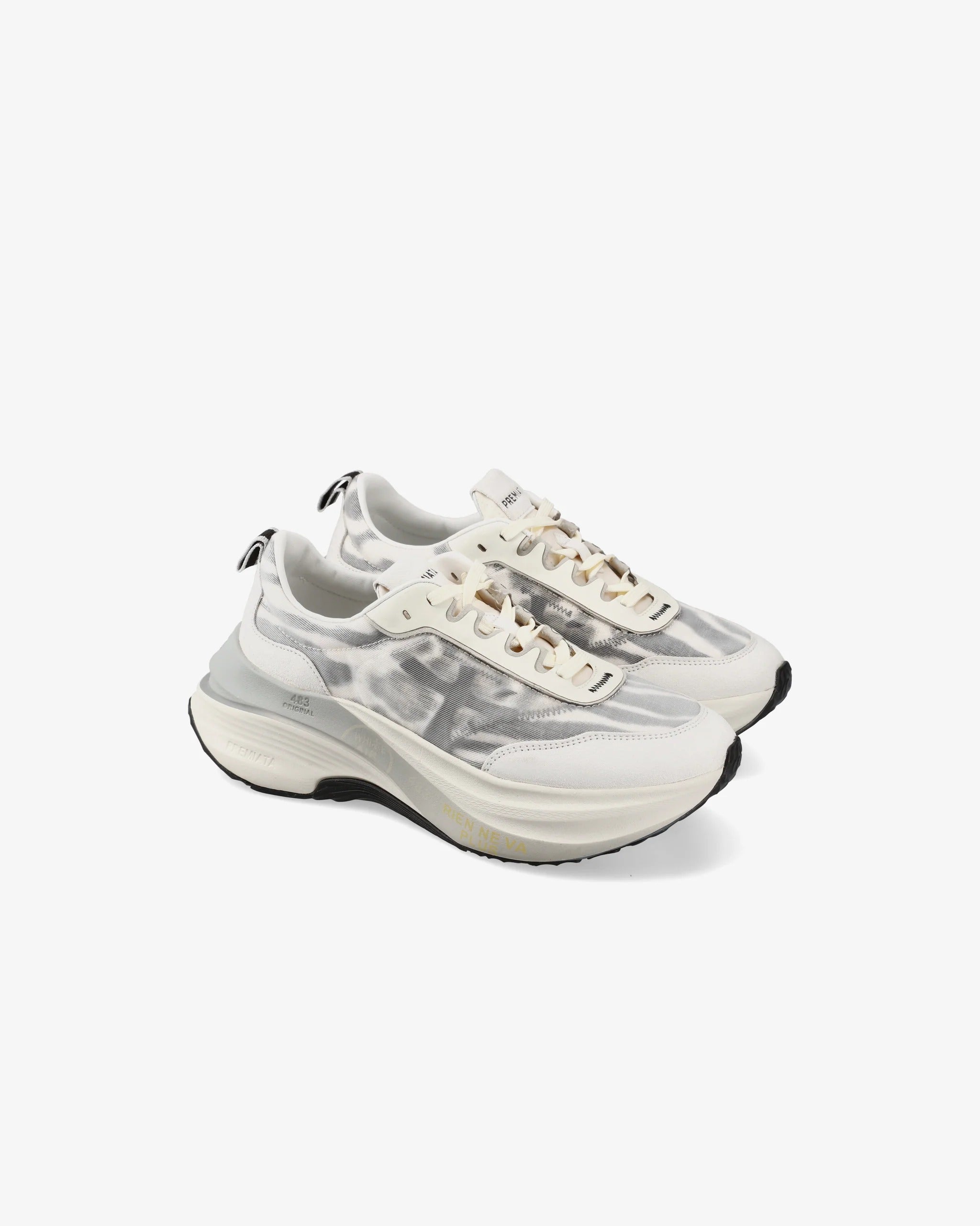 PREMIATA Sneaker Donna Hill 7507-Bianco Grigio