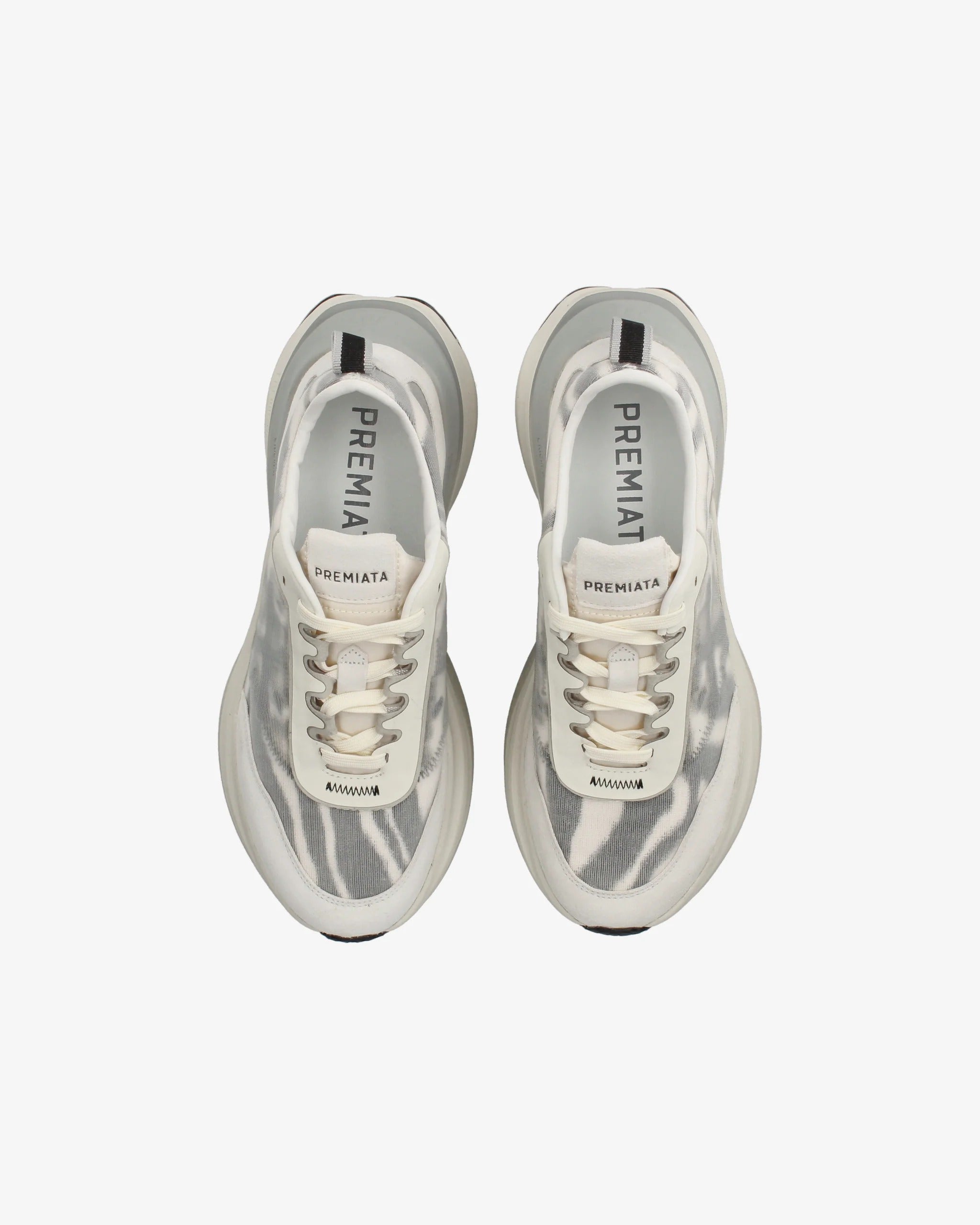 PREMIATA Sneaker Donna Hill 7507-Bianco Grigio