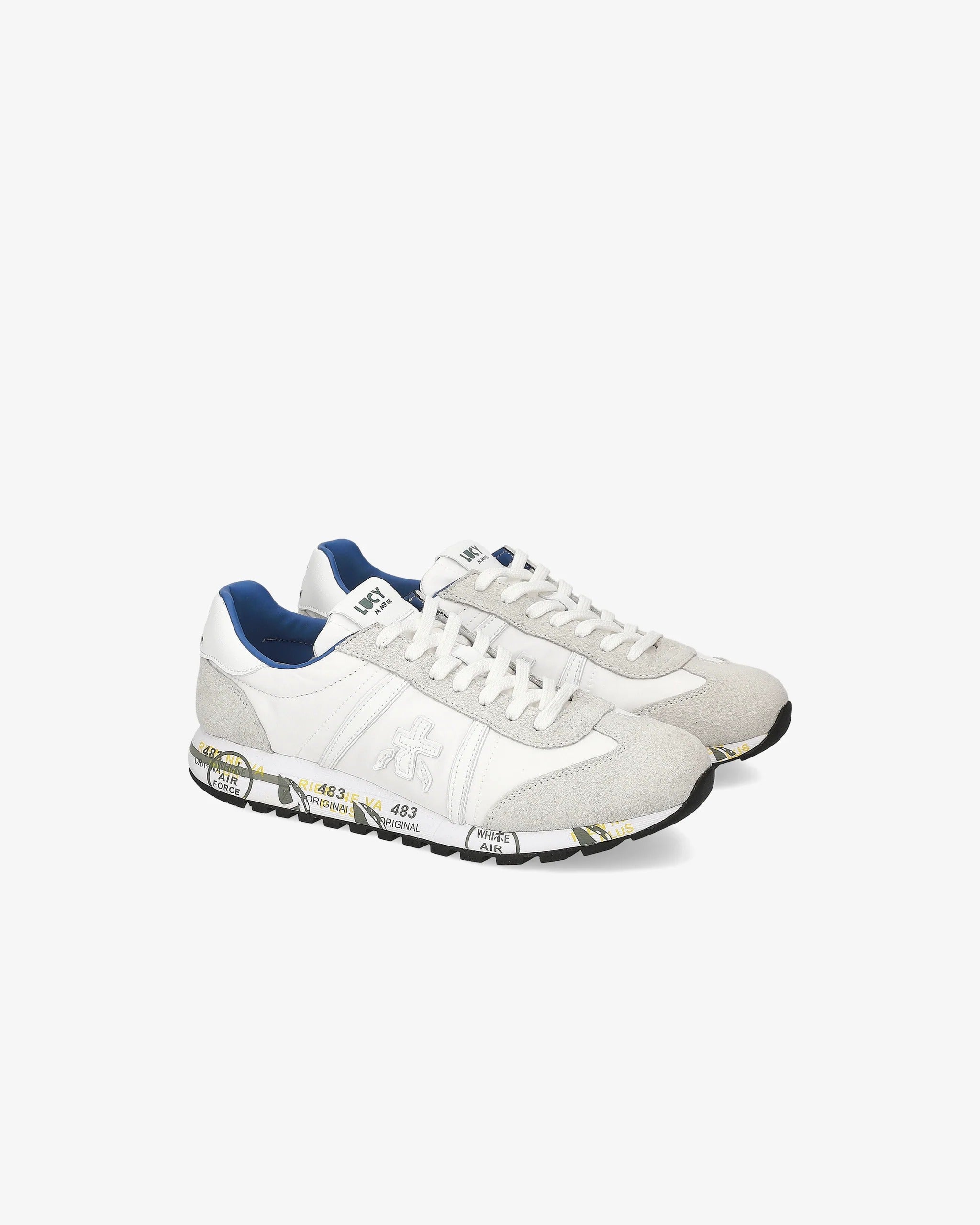 PREMIATA Sneaker Uomo Lucy 6915-Bianco Grigio