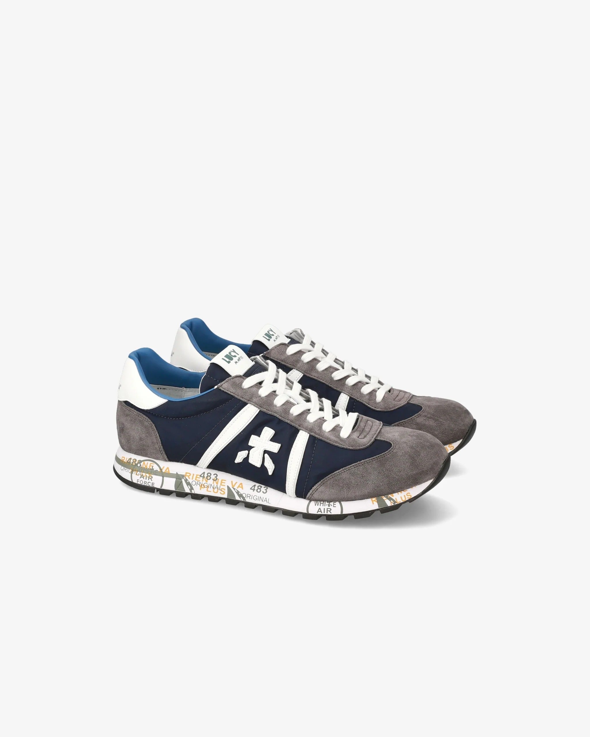 PREMIATA Sneaker Uomo Lucy 7089-Navy Grigio