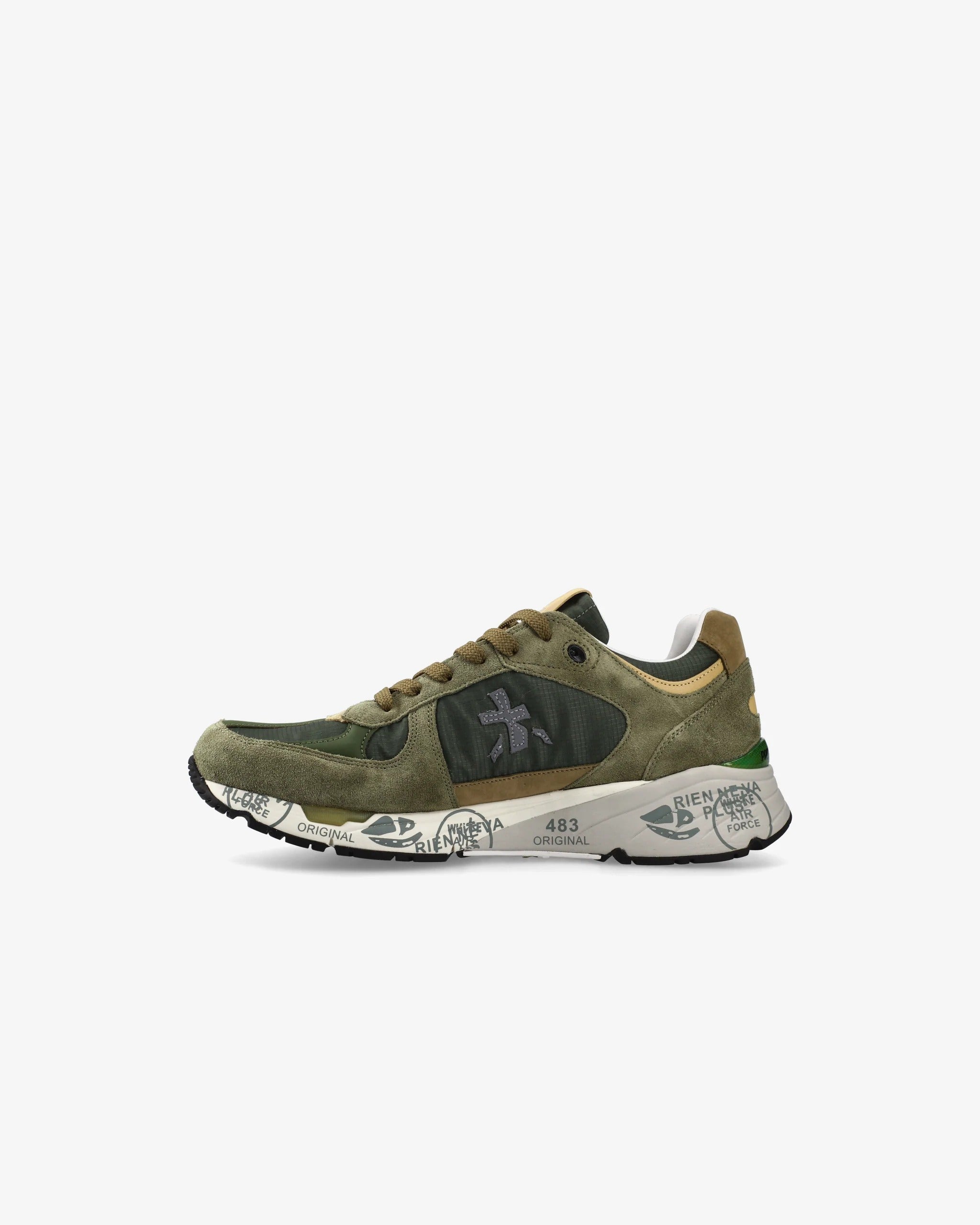 PREMIATA Sneaker Uomo Mase 7235-Verde Militare