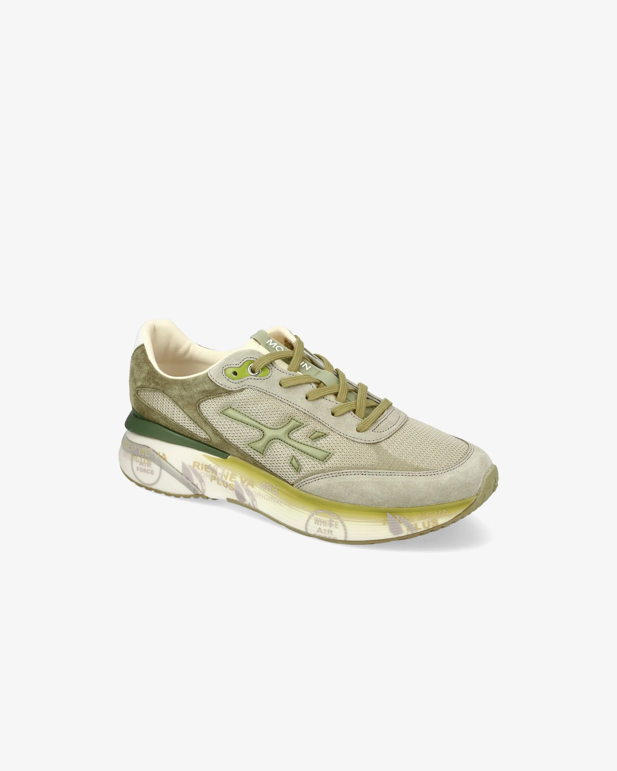 PREMIATA Sneaker Uomo Moerun 7303-Verde Oliva Grigio