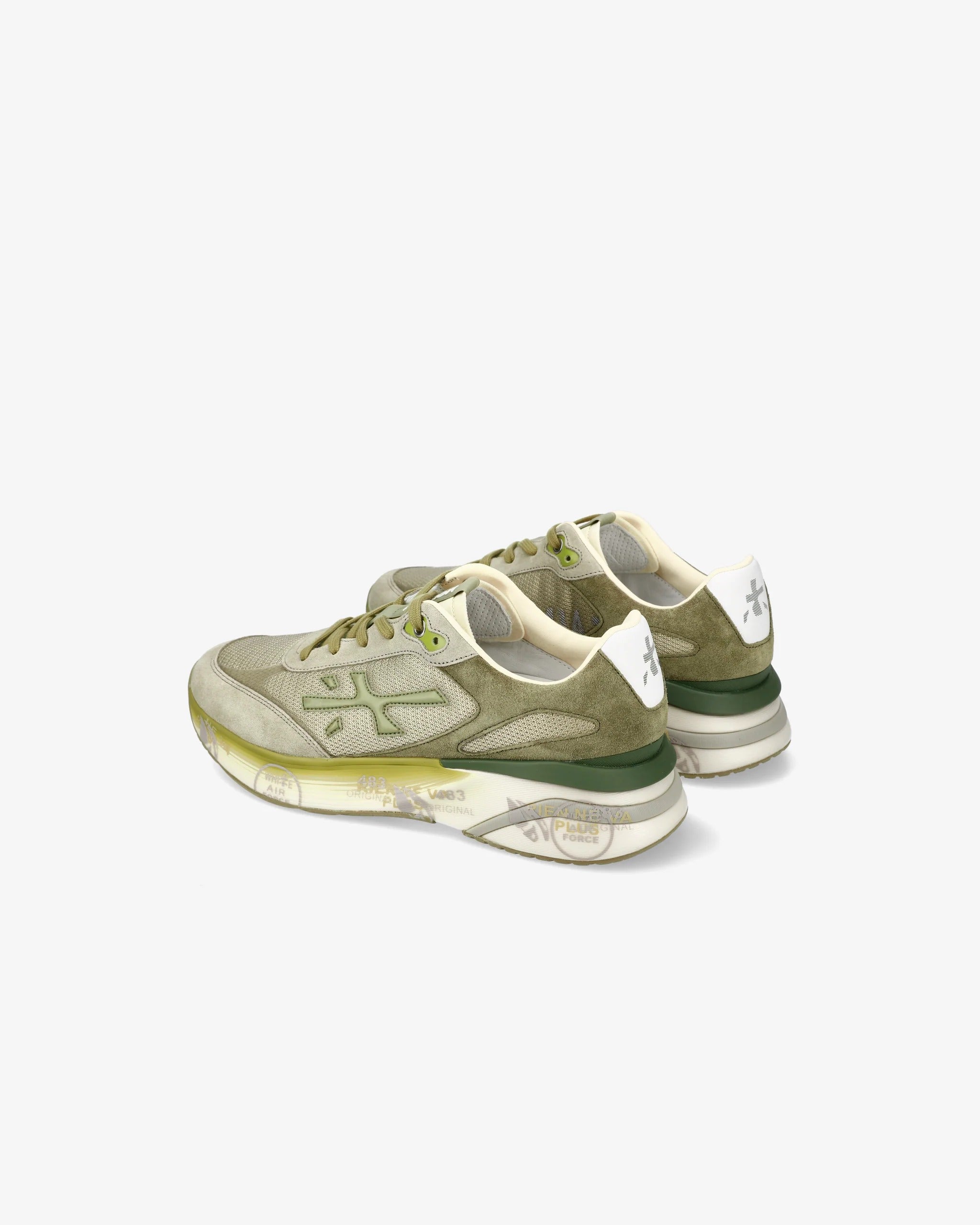 PREMIATA Sneaker Uomo Moerun 7303-Verde Oliva Grigio