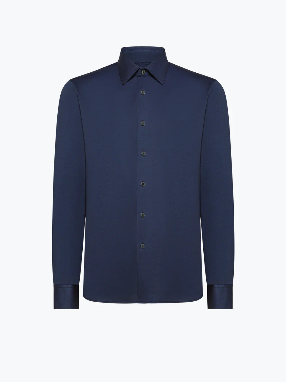 RRD Camicia Uomo Oxford Jacquard-Deep Blue Micro Fancy