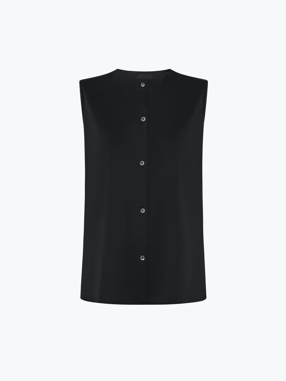 RRD Camicia Donna Oxford Sleeveless-Black