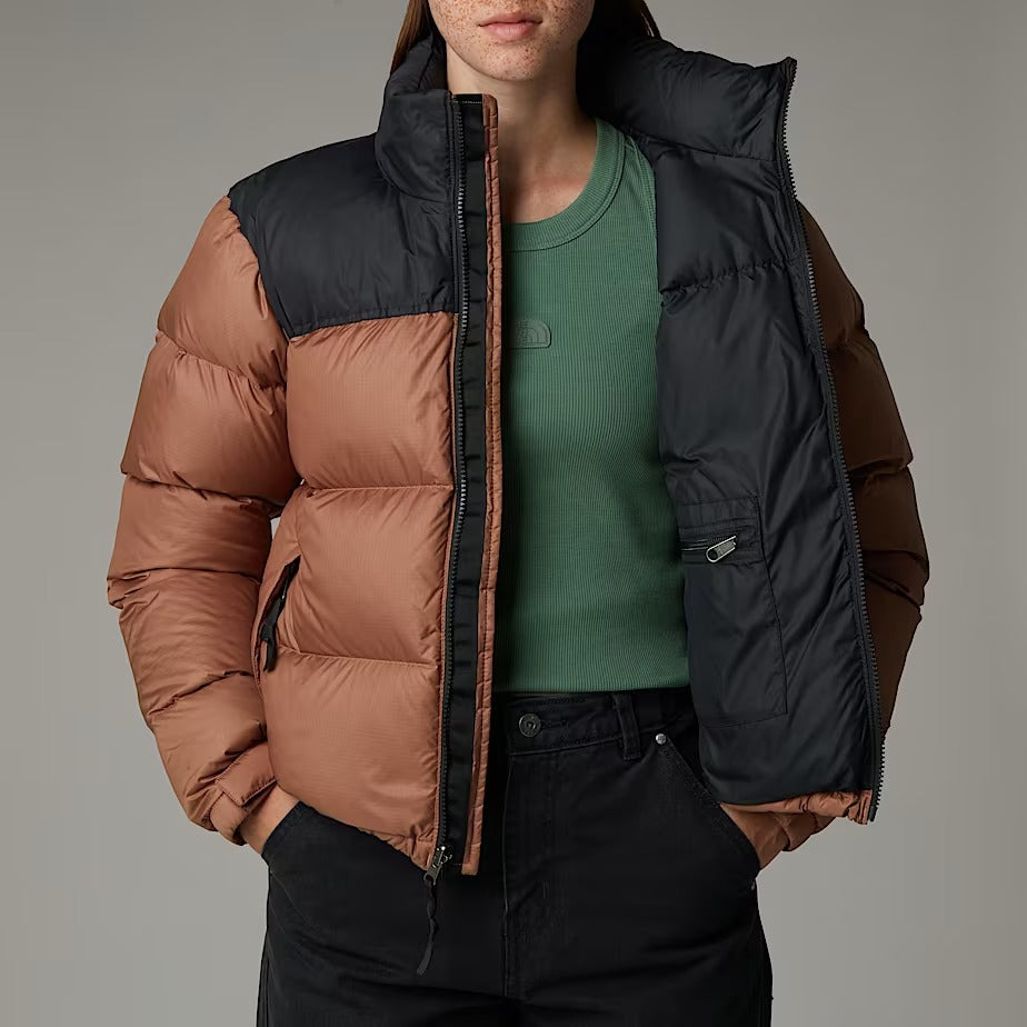 THE NORTH FACE Giubbino Donna 1996 RETRO NUPTSE-Latte Tnf Black