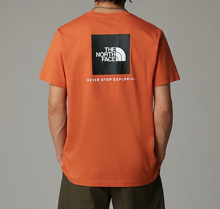 THE NORTH FACE T-Shirt Uomo Redbox-Iron Bronze Tnf Black