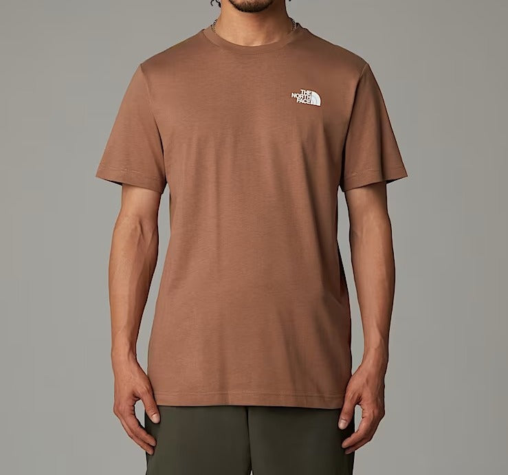 THE NORTH FACE T-Shirt Uomo Redbox-Latte Gravel