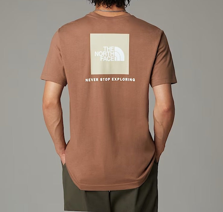 THE NORTH FACE T-Shirt Uomo Redbox-Latte Gravel