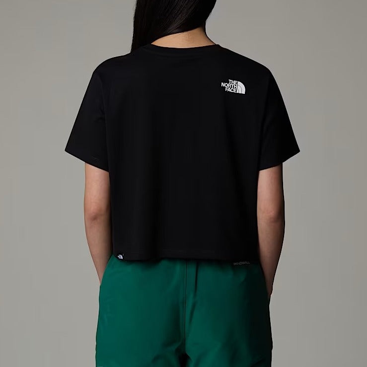 THE NORTH FACE T-Shirt Donna Simple Dome Cropped-Tnf Black