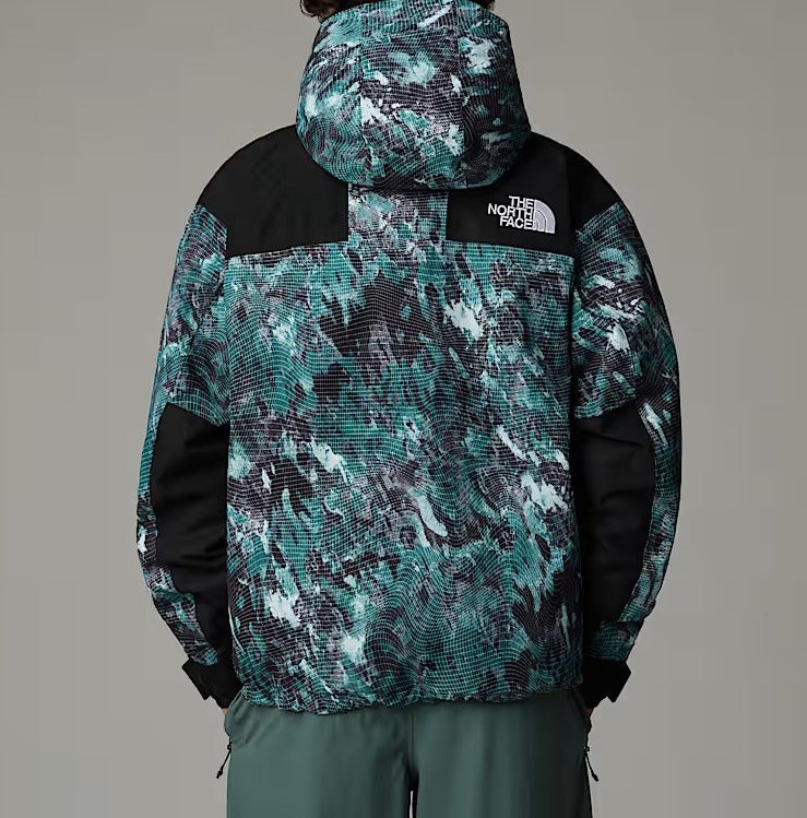 THE NORTH FACE Giubbino Uomo MONO MOUNTAIN-Deep Nori Trail Grid Print