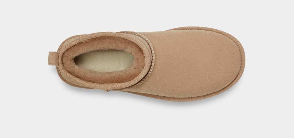 UGG Scarponcino Donna CLASSIC ULTRA MINI 1116109-Sand