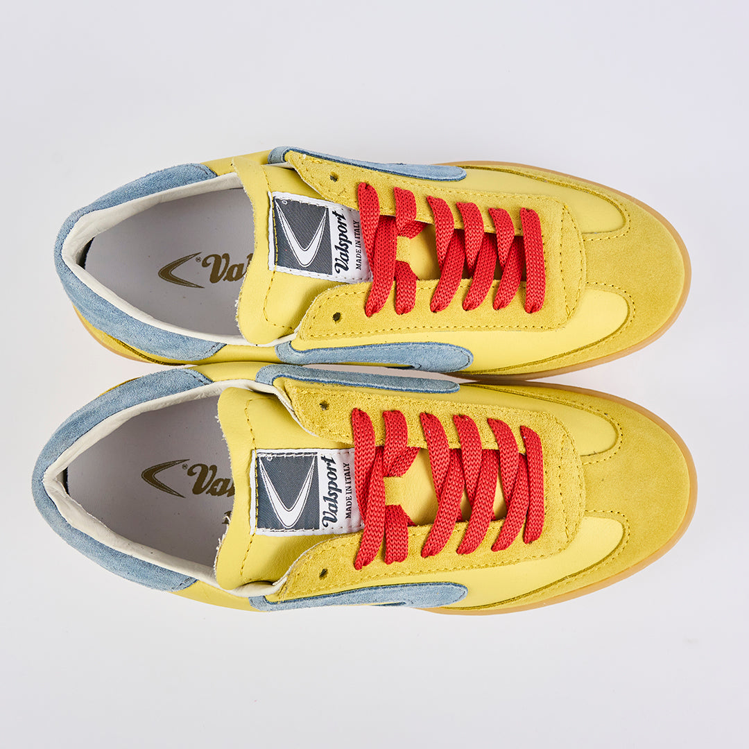 VALSPORT Sneaker Donna Olimpia 2689-Giallo Azzurro