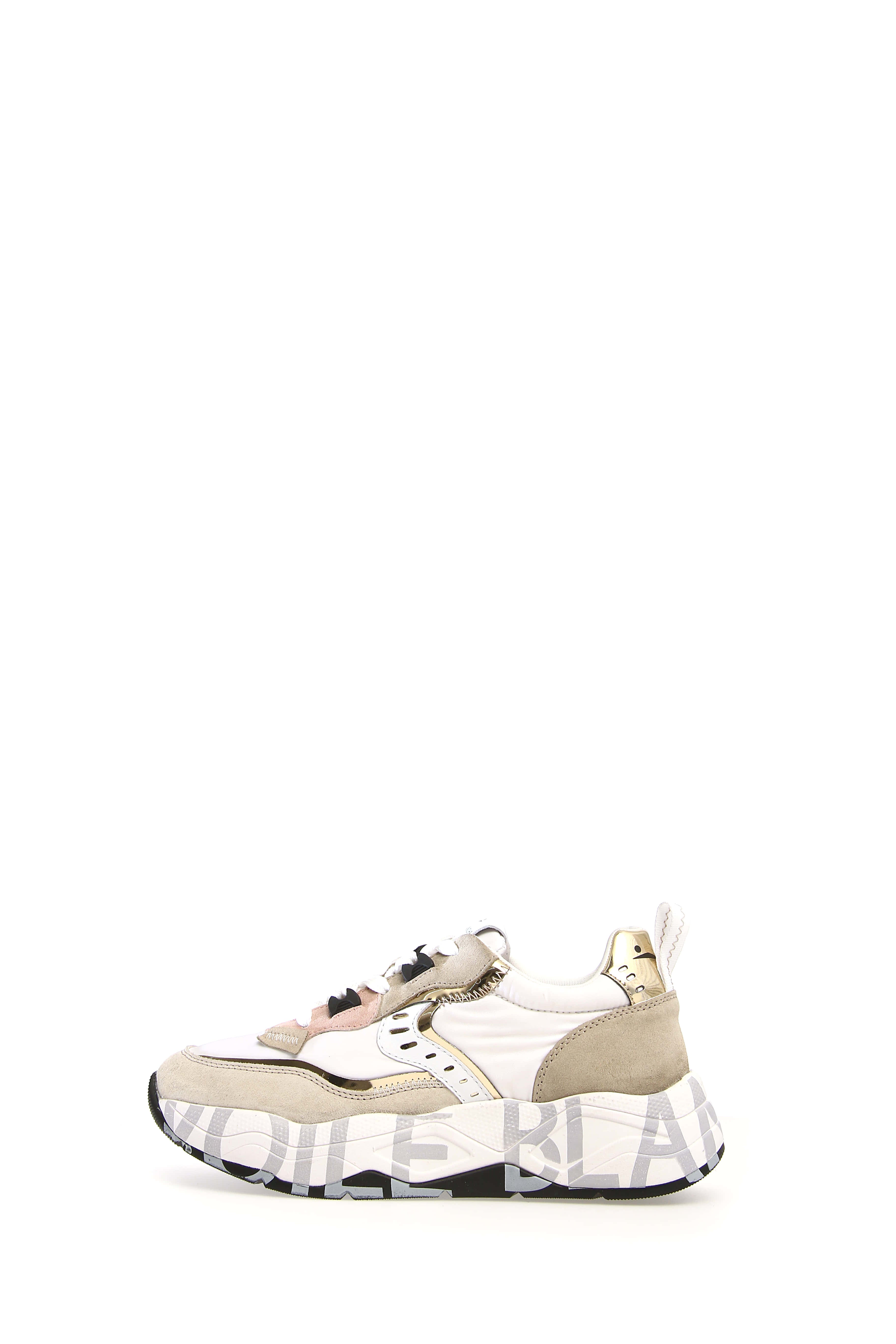 VOILE BLANCHE Sneaker Donna Club105-Bianco Sabbia