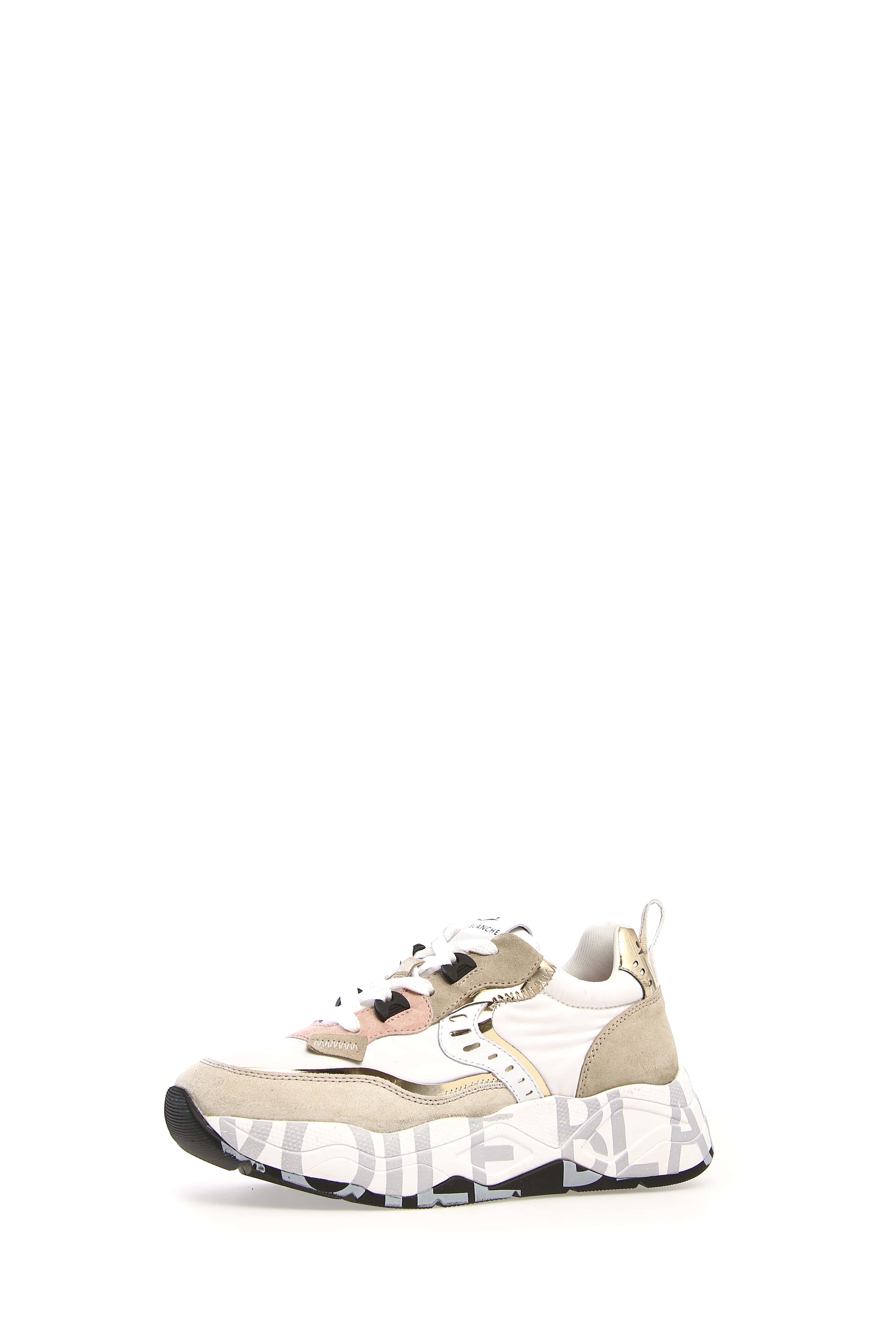 VOILE BLANCHE Sneaker Donna Club105-Bianco Sabbia