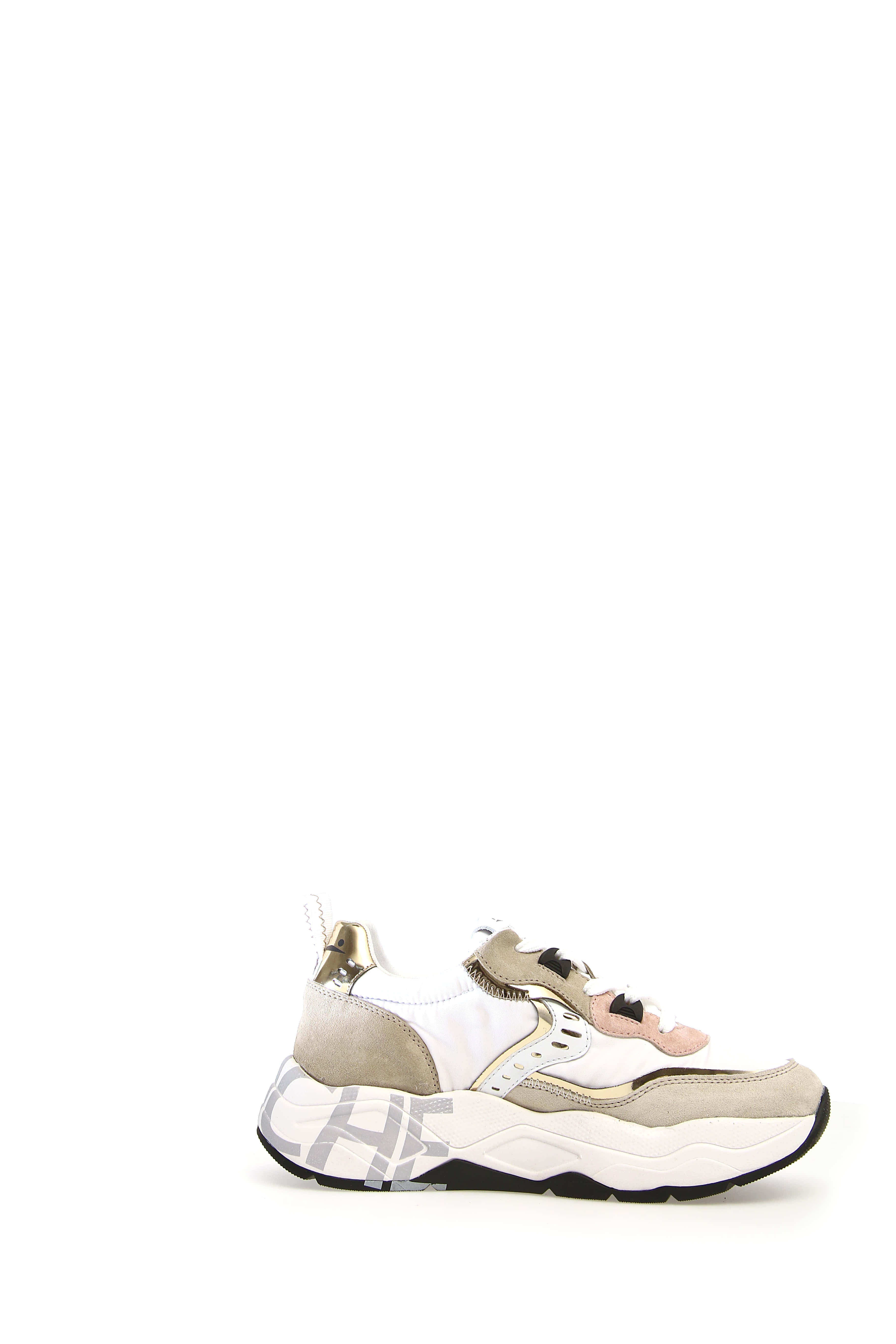 VOILE BLANCHE Sneaker Donna Club105-Bianco Sabbia