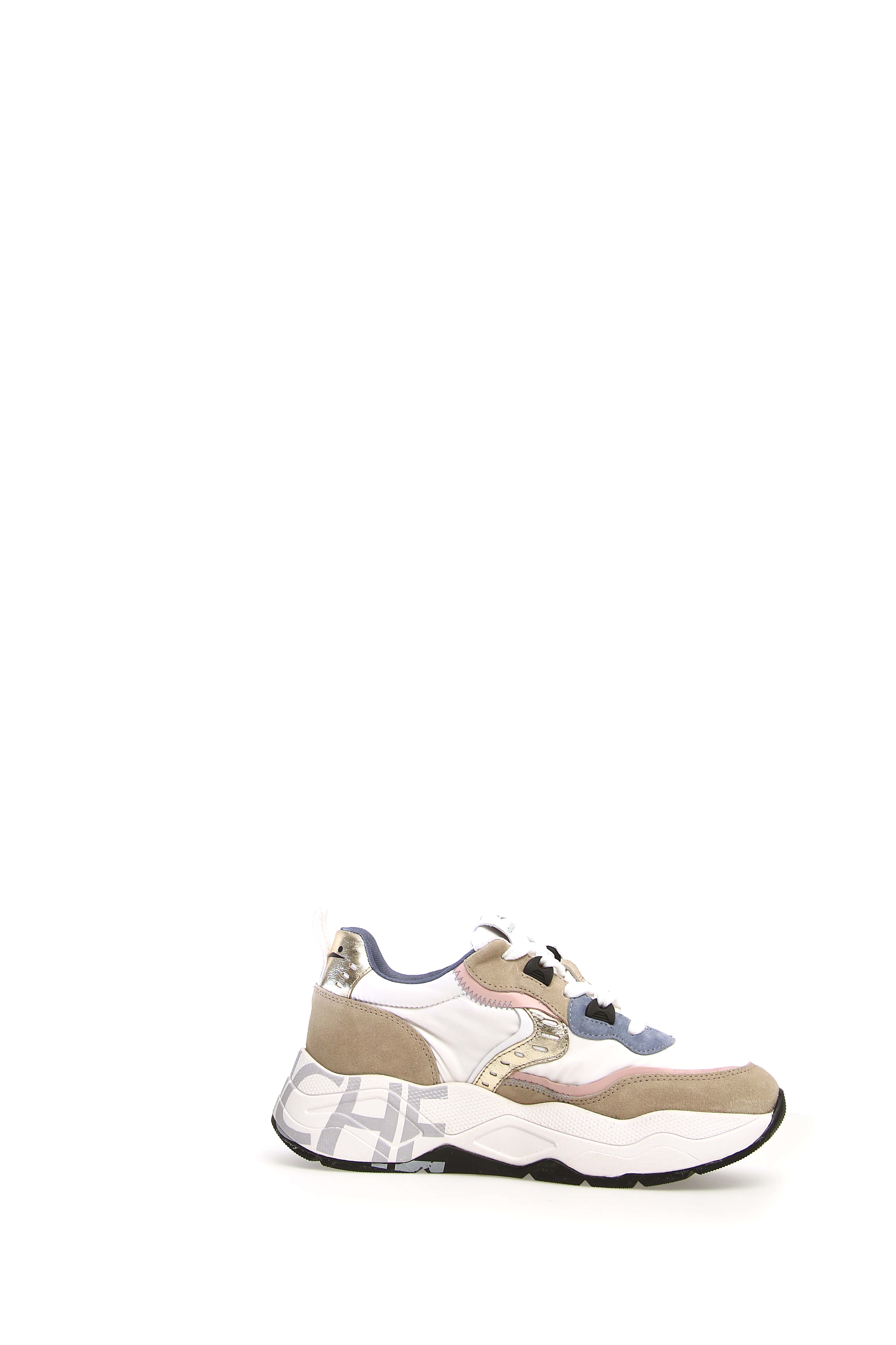 VOILE BLANCHE Sneaker Donna Club105-Bianco Sabbia