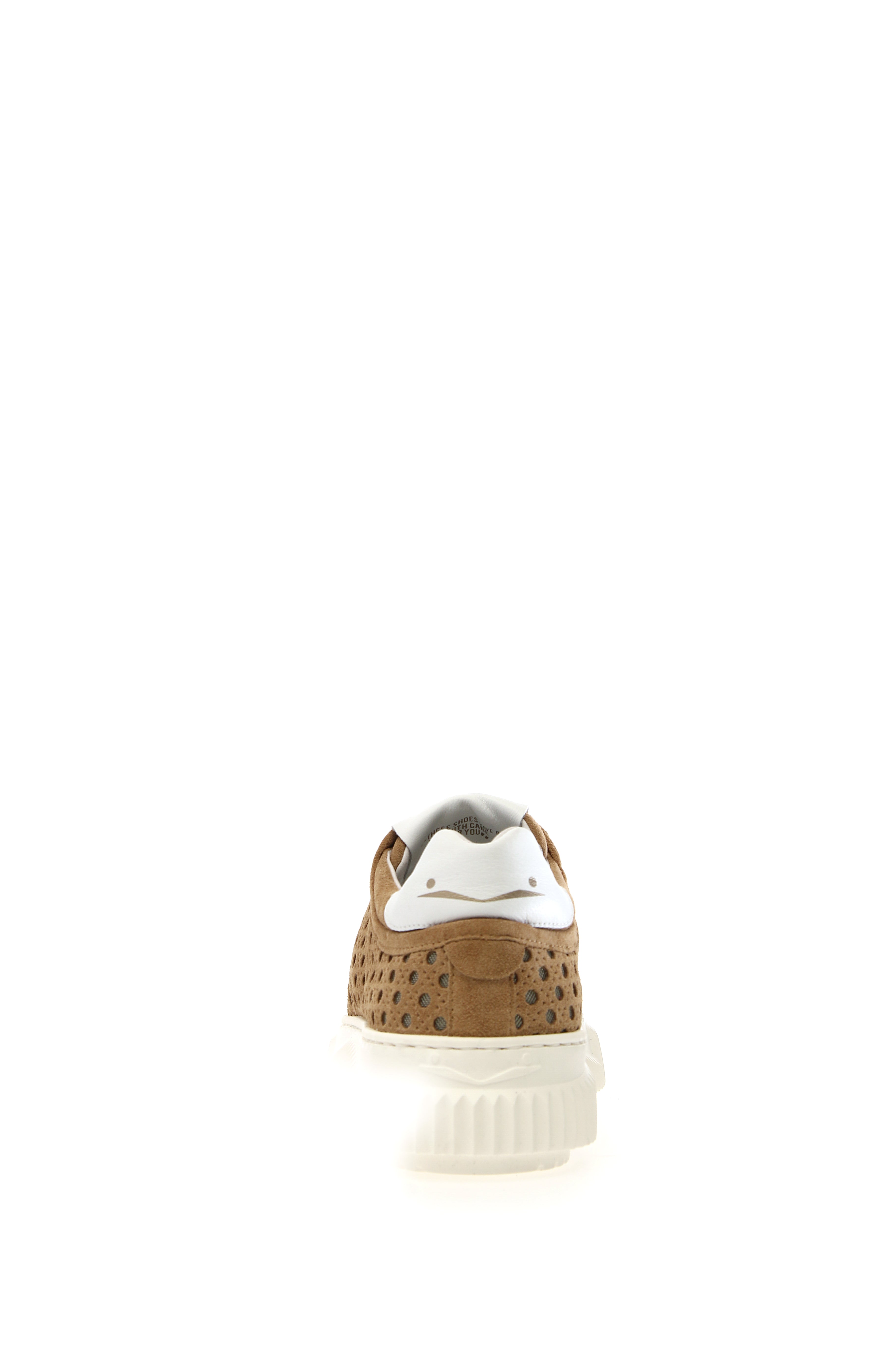 VOILE BLANCHE Sneaker Donna Herika Perforated-Caramello