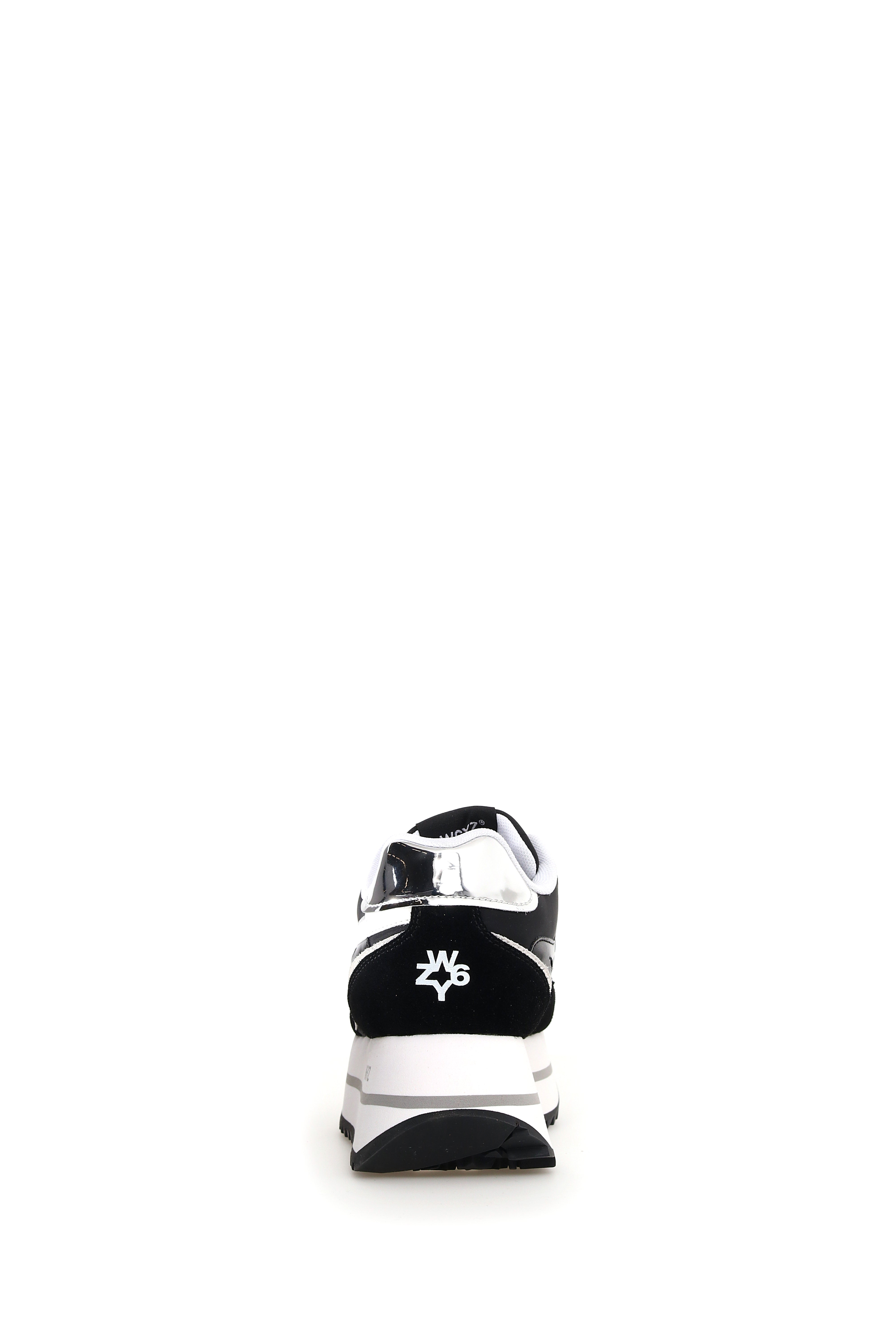 W6YZ Sneaker Donna Deva W-Nero Bianco Argento