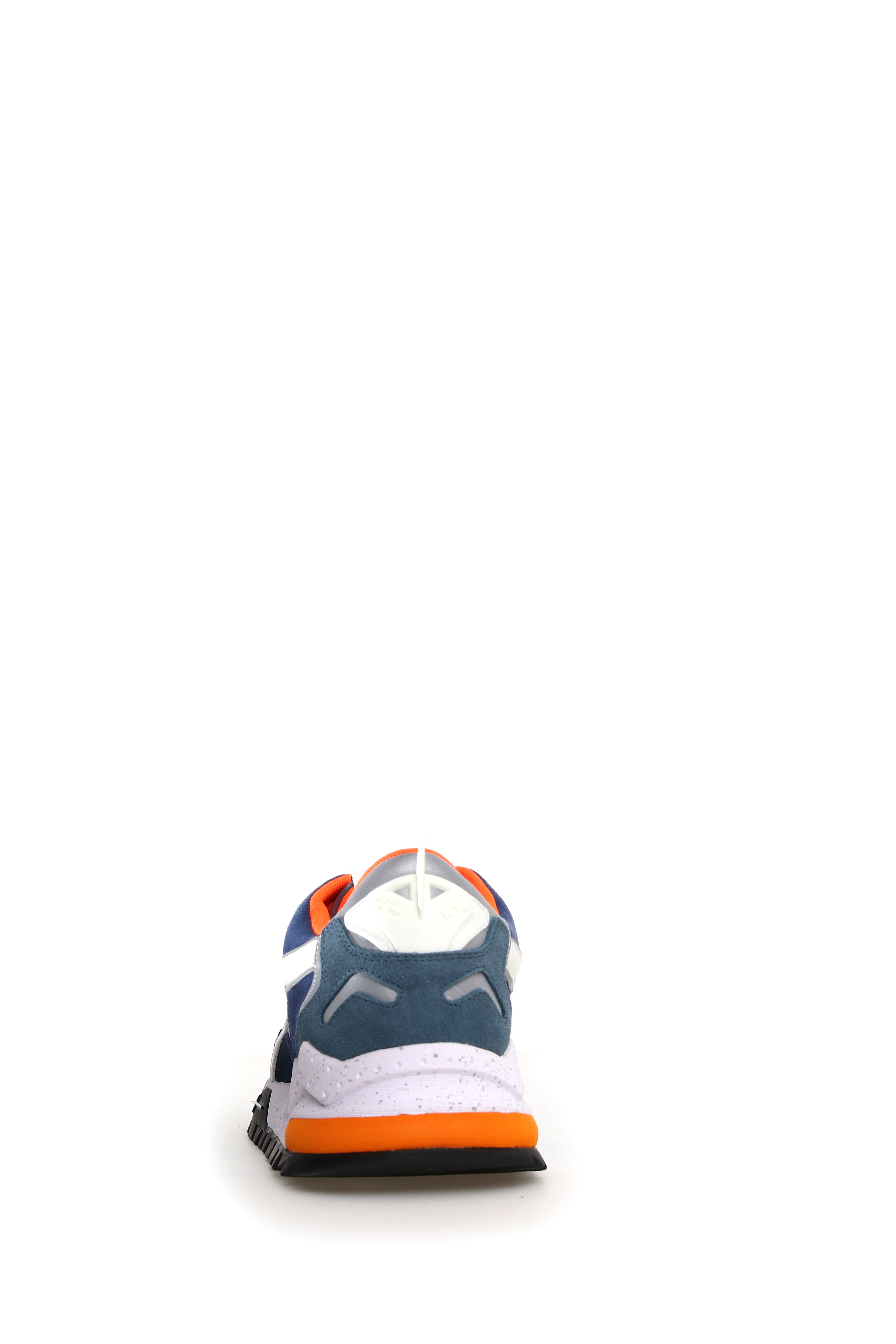 W6YZ Sneaker Uomo Breeze 3-M-Navy Bianco Arancione