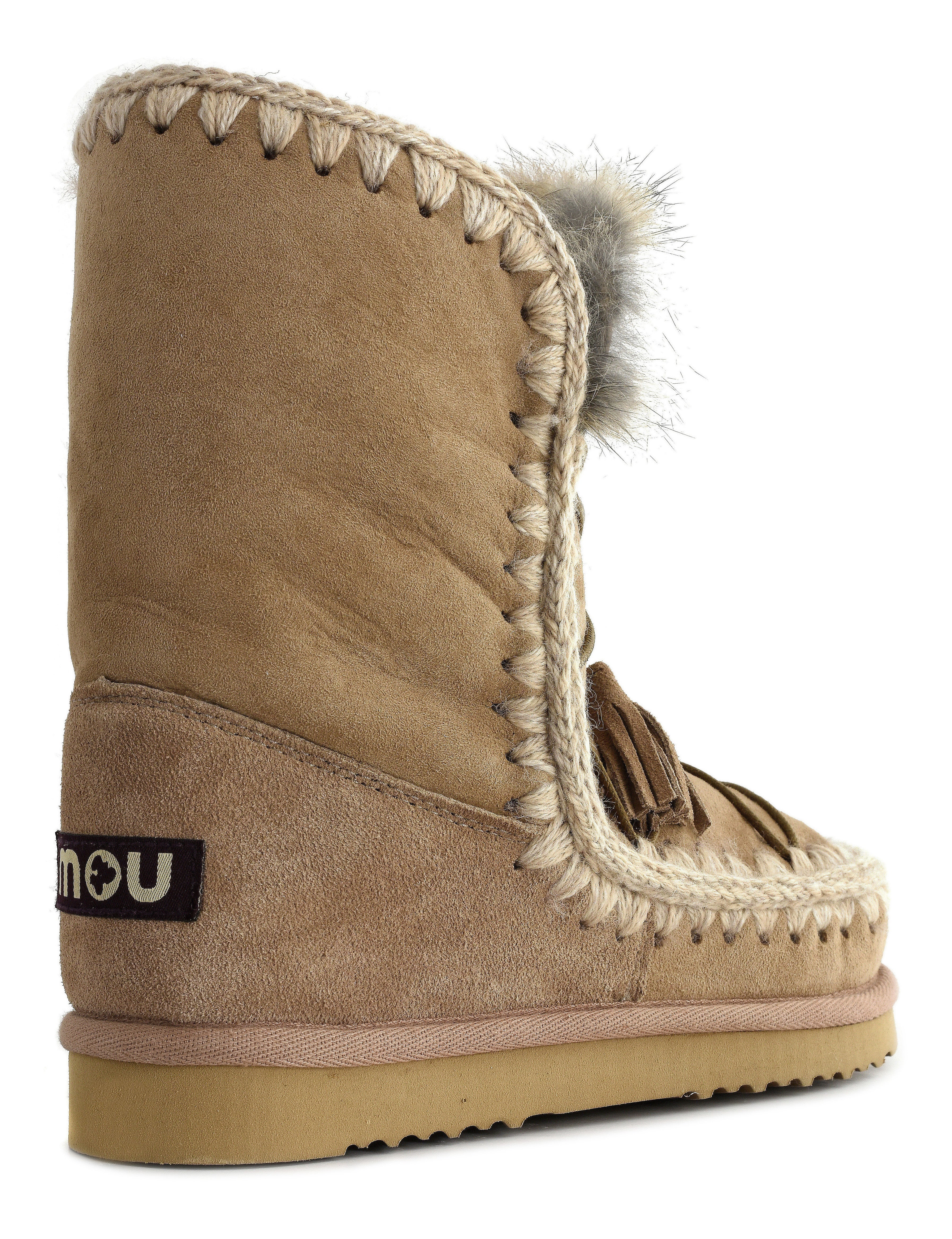 MOU Women's Ankle Boot Eskimo Dream Catcher Camel